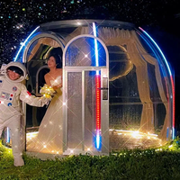 Maison dôme géodésique de luxe en plein air Stargazer Dome Glamping Tente Dome House