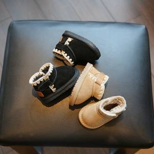 Scarpe in Cotone per Neonati 2024, Scarpe Invernali per <span class=keywords><strong>Primi</strong></span> <span class=keywords><strong>Passi</strong></span>, Suola Morbida, Stivali da Neve per Bambine e Bambini - Product Image 6