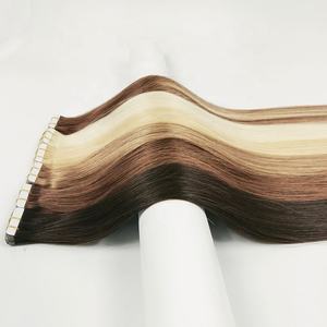 Extensiones de Cabello Humano Remy Brasileño 100% Virgen al por Mayor, Extensiones de Cabello con Cinta Invisible, Trama Doble a Máquina, Todos los Colores - Product Image 3