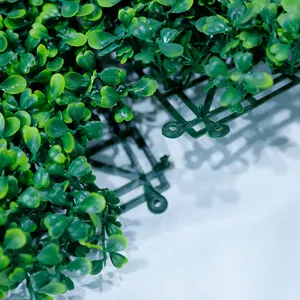 Panneaux de tailler artificielle en plastique Anti-UV, 2 pièces, de haute qualité, plante verte, mur de jardin Vertical pour décoration intérieure et extérieure