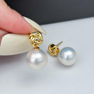 ต่างหูเงินแท้ S925 สำหรับทำต่างหูมุก DIY แบบติดหู ขนาด 9-15 มม.  อะไหล่ต่างหูแบบติดหู - Product Image 3