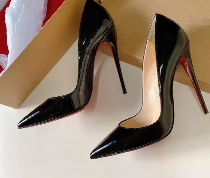 CL luxury designer Brand Red bottoms heels for women Pumps high quality Dress shoes