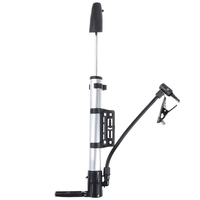 Pompe à vélo portable 120 psi en alliage d'aluminium, mini-pompe à air manuelle pour pneus, gonfleur de pneus, valve FV AV, pompe à ballon pour vélo