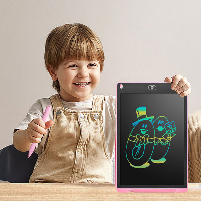 6.5/8.5/10/12Inch LCD Writing Tablet for Kids - Reusable Drawing Board with Eye Protection Lock Function Instant Erase - Gift