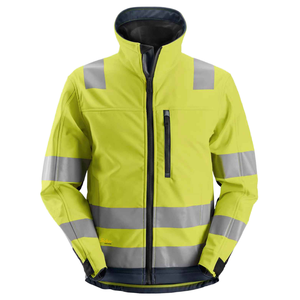 Customise Outdoor ANSI Class 2 Waterproof Polyester Work Safety <b>Jacket</b> for Construction <b>Workers</b> Multi Pockets Wholesale - Product Image 1
