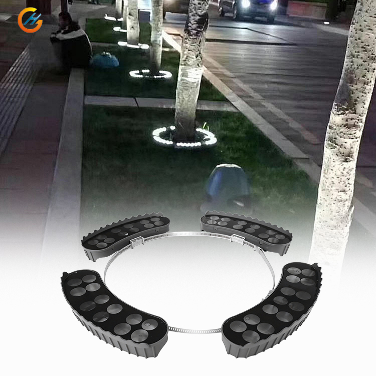 New Arrivals Modern Hug Tree Lamps 3W-12W Customized Resort Park Ip65 Outdoor Landscape Spotlight Ring Led Garden Spot Lights