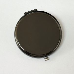 2024 Factory Price Pink Sublimation Blank Round Double Side Metal <b>Compact</b> Pocket Make up Hand Mirror for Travel - Product Image 6