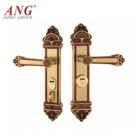 Serrure de porte en alliage de Zinc de luxe européen, intérieur, hôtel Commercial, maison, chambre à coucher, sécurité, laiton Antique moderne, Vintage