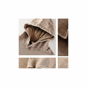 Sweat-shirts d'hiver surdimensionnés Impression numérique lourde personnalisée pour Logo Street Wear Sweat à capuche unisexe - Product Image 1