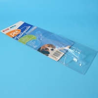 Emballage en blister PVC transparent rectangulaire écologique personnalisé pour produits ménagers, plateau protecteur thermoformé sous vide