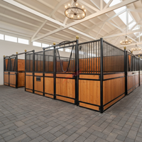 Planche en bambou économique écurie pour chevaux grange préfabriquée mobile pour club équestre et ranch