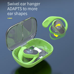 Écouteurs ouverts pour la course/le sport, design transparent, circuit imprimé visible, écouteurs à crochet d'oreille, emballage simple, écouteurs sans fil BT5.3 - Product Image 3