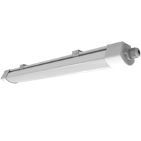 Lumière linéaire LED étanche de 2 pieds, IP66, montage en surface, pour garage, usine, entrepôt, luminaire tri-étanche, capteur micro-ondes, CRI 83