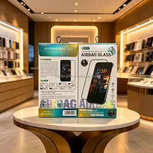 180 °   Película Protectora para Teléfono con Pegamento Completo, Empaque en Caja 3D, Impresión Personalizada, Caja Todo en Uno para Cristal Templado con Adhesivo Completo - Product Image 2