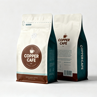 Échantillon gratuit, sachets en aluminium recyclable imprimés en gravure personnalisés, avec valve, fermeture éclair refermable, 250g, 500g, 12oz, 16oz, 1lb, 2lb