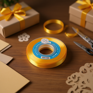 Nastro in Raso Ilan 1.0cm 25Y Oro D-25 - Product Image 3