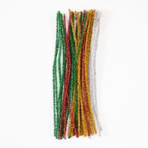 Tallos de Chenilla Navideños, Cuatro Colores, para Manualidades, Decoración para <span class=keywords><strong>la</strong></span> Escuela, <span class=keywords><strong>la</strong></span> <span class=keywords><strong>Familia</strong></span> y Festivales - Product Image 6