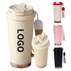 Promotional Gift Cup Custom Water Bottle Stainless Steel Vacuum Flask Wholesale Luxury <b>Travel</b> <b>Mug</b> Engraved Logo - Product Image 1