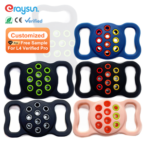 Eraysun <span class=keywords><strong>Silicone</strong></span> per <span class=keywords><strong>Apple</strong></span> airtag tinta unita impermeabile per collare per cani custodia protettiva Anti-perdita per gatti - Product Image 2