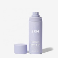 LOGO personnalisé Protection solaire hydratation longue durée SPF50 hydratation vitamine C pastèque crème solaire éclatante visage brume vaporisateur