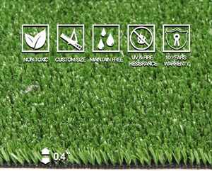 Césped Artificial para Cancha de Fútbol, Césped Verde para Jardín y Paisajismo, 30 mm, Revestimiento Deportivo para Paredes, Resistente a los Rayos UV, Plástico Ecológico - Product Image 3