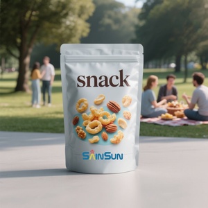ถุงบรรจุภัณฑ์ขนมแบบตั้งได้ชนิด Doypack พร้อมซิปล็อคสำหรับบรรจุภัณฑ์บิสกิต ถั่ว และอาหารแห้ง - Product Image 4