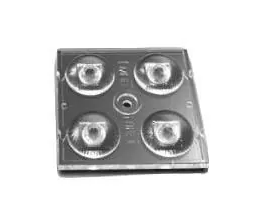 Lentille LED grand angle 4-en-1 165 degrés LEDlink LL04CR-CXR165L52 50x50mm en PC optique pour LED Cree 3035 3535 5050 – Meilleures ventes - Product Image 3