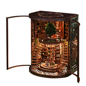 <span class=keywords><strong>Maison</strong></span> miniature à construire soi-même, meubles de <span class=keywords><strong>maison</strong></span> de poupée, kit de construction de <span class=keywords><strong>maison</strong></span> miniature avec un design d'<span class=keywords><strong>intérieur</strong></span> détaillé - Product Image 3