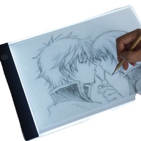 A4 ultra ince led ışık kutusu Izleme ışıklı çerçeve çizim tableti Grafik Tasarım Çocuklar için