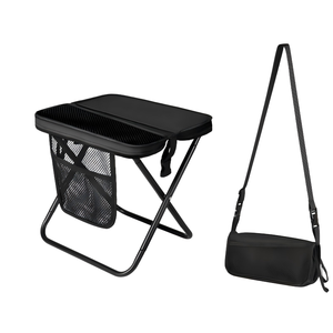 <span class=keywords><strong>Silla</strong></span> <span class=keywords><strong>Plegable</strong></span> Portátil de Hierro para Exteriores a Precio Económico con Bolsillo de Malla y Correa para el Hombro para Pesca, Caza, Senderismo, Camping y Parque - Product Image 4