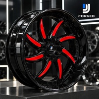 Jantes concaves forgées sur mesure DJJ 2/3 pièces 5x127 5x112 5x130 pour Land Rover Range Rover Ford Mustang Dodge Challenger BMW X5 X6