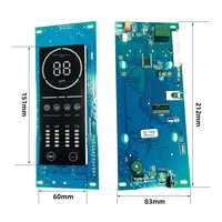 Carte mère de contrôleur de filtre à eau intelligent avec affichage de la valeur TDS pour purificateur d'eau RO, avec rappel de filtre PP UDF RO T33