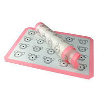 Outils de cuisson et de pâtisserie en fibre de verre et silicone noir, grand format, sur mesure, antistatiques, écologiques, antiadhésifs et résistants à la chaleur