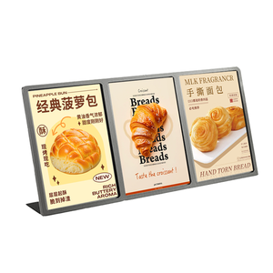 Tùy chỉnh Menu đứng hiển thị đứng quảng cáo kinh doanh chủ hiển thị thẻ A4 ĐÔI hai mặt bảng giữ dấu - Product Image 1