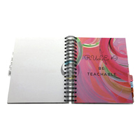 Carnet de Journal à pois carré en papier noir à couverture souple quotidienne personnalisée papier 160 g/m²