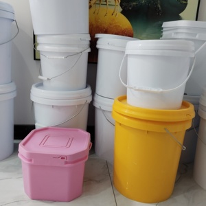 ถังพลาสติก20L เกรดอาหารวัสดุพีพีดีไซน์ทรงสี่เหลี่ยมพร้อมฝาปิดและที่จับรีไซเคิลได้สำหรับเก็บอาหาร - Product Image 6