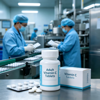 Comprimés de mélange complexe de vitamine C |   Complément alimentaire naturel sans sucre 5g Vitamine C et bioflavonoïdes d'agrumes pour le soutien immunitaire des adultes