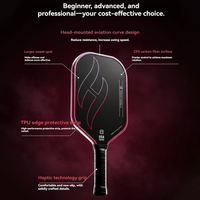 Ensemble de raquettes de pickleball en carbone T700 certifié USAPA, 2 raquettes avec balles assorties et sac de rangement pour entraînement et matchs sur terrain pour adultes
