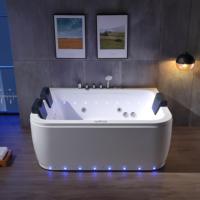 Bañera de Hidromasaje Acrílica, con Luces de Colores y Múltiples Jets, para Proyectos Hoteleros