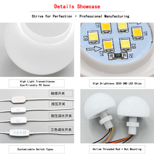 Ultimo 48mm Led lettera CRI Hollywood stile dimmerabile LED trucco specchio lampadine <span class=keywords><strong>per</strong></span> il <span class=keywords><strong>bagno</strong></span> e camera da letto cassettone - Product Image 3