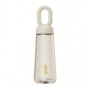 Petal-Shaped 500ml Reusable Water <b>Bottle</b> with Anti-Corrosion Coating and Straw Cap - Product Image 2
