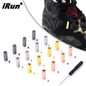 iRun运动鞋装饰定制标志金属螺丝小螺丝内侧金属锁夹更换鞋带