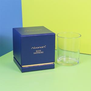 Coffrets cadeaux de bougies texturées Crown Win Tea Light, boîte et emballage de luxe, boîte en papier pour savon carré, boîtes à rabat - Product Image 5