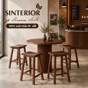 SINTERIOR WALNUT BAR <b>STOOL</b> 53CM SADDLE SEAT SOLID WOOD COUNTER <b>STOOL</b> MINIMALIST WOODEN <b>ISLAND</b> CHAIR MODERN <b>KITCHEN</b> DINING ROOM F - Product Image 6