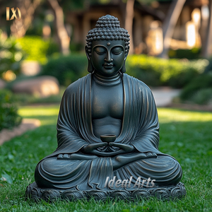 Statue de <span class=keywords><strong>bouddha</strong></span> en laiton bronze sculptée à la main sur mesure <span class=keywords><strong>pour</strong></span> l'extérieur - Product Image 3