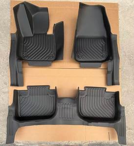 Tapis de sol de voiture en PVC 3,5 mm d'épaisseur, 5 pièces, toutes saisons, ensemble complet pour Prado 2006-2025, ajustement spécifique au véhicule - Product Image 4