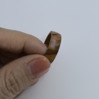 Anneaux intelligents NFC imperméables en bois de bois pour hommes femmes