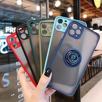 Étui de Protection de luxe mat pour appareil photo, support magnétique pour Iphone 12 11 13 14 pro max 7 8 plus x xr