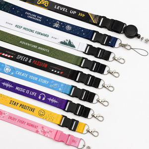Lanière promotionnelle en polyester de haute qualité avec impression personnalisée et logo privé - Product Image 4