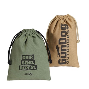 Custom Cotton Drill Storage Sacks Drawstring Tool Pouch for Small Parts Tactical EDC Cinch Pouch Organizer Possibles <b>Bag</b> - Product Image 1
